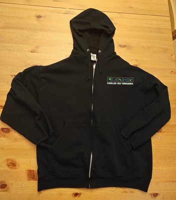 Mindless Self Indulgence Stereo Zip Up Hoodie Size L