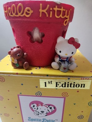 HELLO KITTY SANRIO VINTAGE 1997 VOTIVE RED CANDLE HOLDER VANMARK