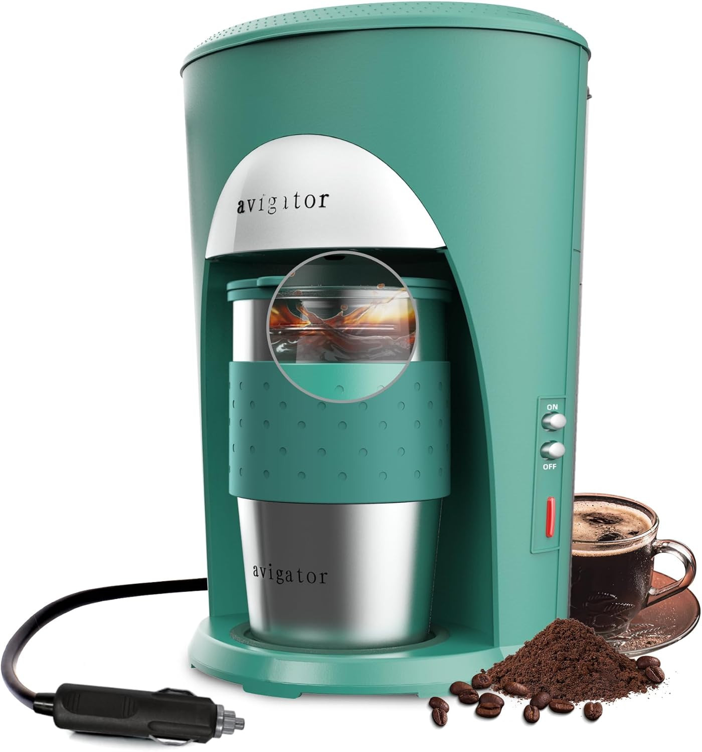For Travel Camping Car, Compact Drip Coffee Machine Single