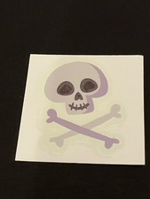 CUTE HALLOWEEN Holiday Temporary Tattoo Spooky SKULL  BONES