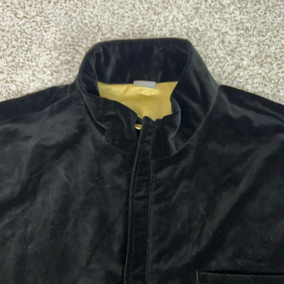 Chaqueta Nike Para Hombre 3XL Negra Bordada LeBron James Terciopelo Kings Court Terciopelo Foto 3 de 4