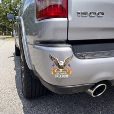 2 Pack 1776-2026 250th Anniversary USA Patriotic Eagle Decal Sticker 6x6.5"