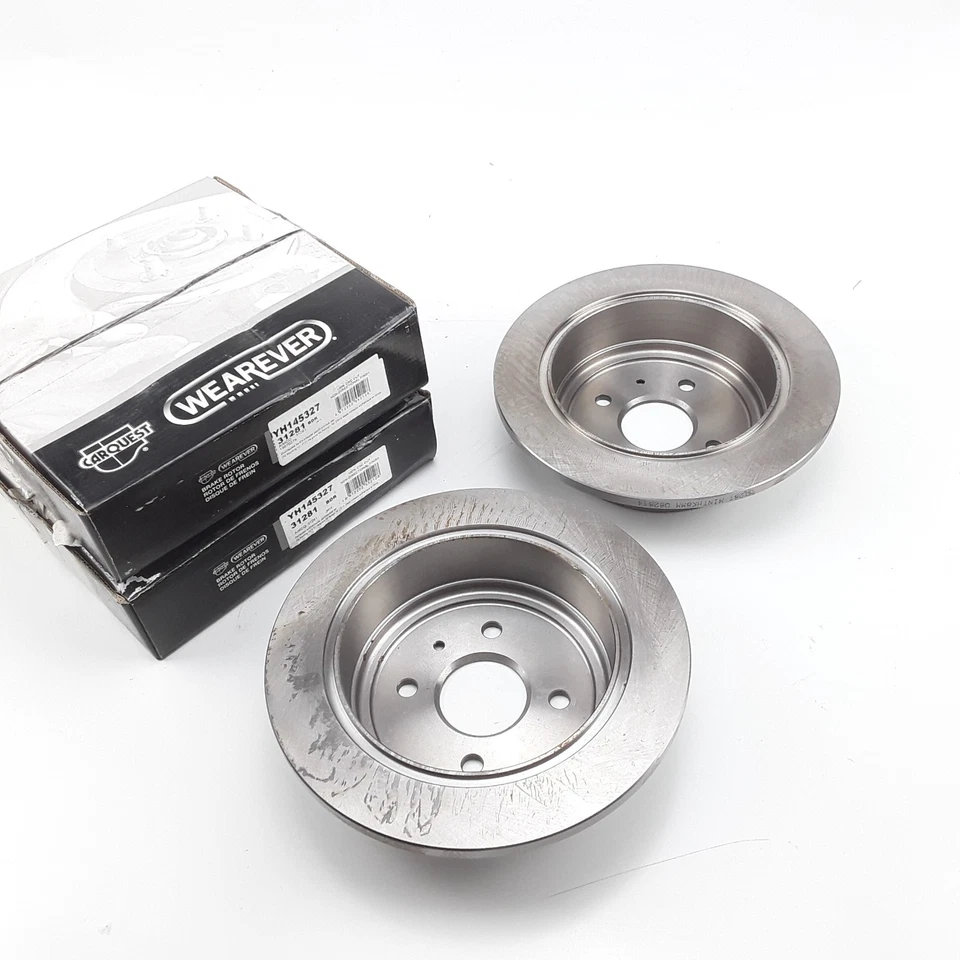 Rotores de freno de disco traseros para Daewoo Nubira 1999 2000 2001 2002 Foto 4 de 4