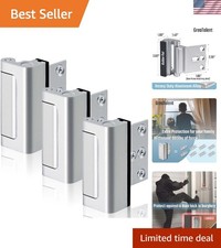 3-Pack Aluminum Childproof Door Reinforcement Lock   High Security, 800lbs Force