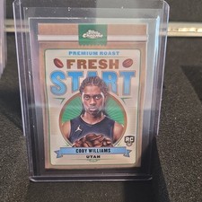 Topps Chrome 2024-25 Cody Williams Rookie Fresh Start #FS-8 Utah Jazz Basketball