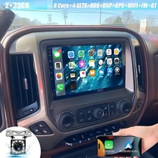 For 2014-2018 Chevrolet Silverado GMC Sierra Carplay Android 13 Car Stereo Radio