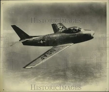 Press Photo First Line Fighter Of The Korean Air War The F-86 Sabrejet