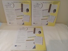 Creative Memories 12x12 White Ruled Scrapbook Pages 5 Sheets/10 pages rcm-12r