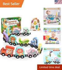 Toys for Toddlers, 11 Magnetic Wooden Animals...