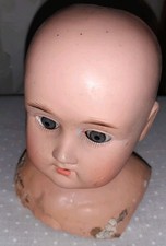 alter Puppenkopf Schildkröt 15 Form Schulterkopf Brustblattkopf doll head antik 
