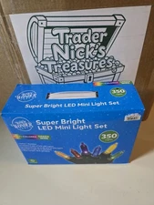 Winter Wonder Lane  Super Bright LED Mini Light Set 350 Multi Color Lights 