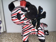 Tokidoki Unicorno - ZAMBA Red White Small - 7.5 inch - Plush by Aurora, NWT