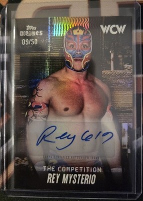 2026 Topps Decades 90s Edition WWE The Competition Rey Mysterio Auto 09/50 #79A
