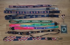 Lot of 10 Lanyards Various Types and Styles Lanyard Badge Holder