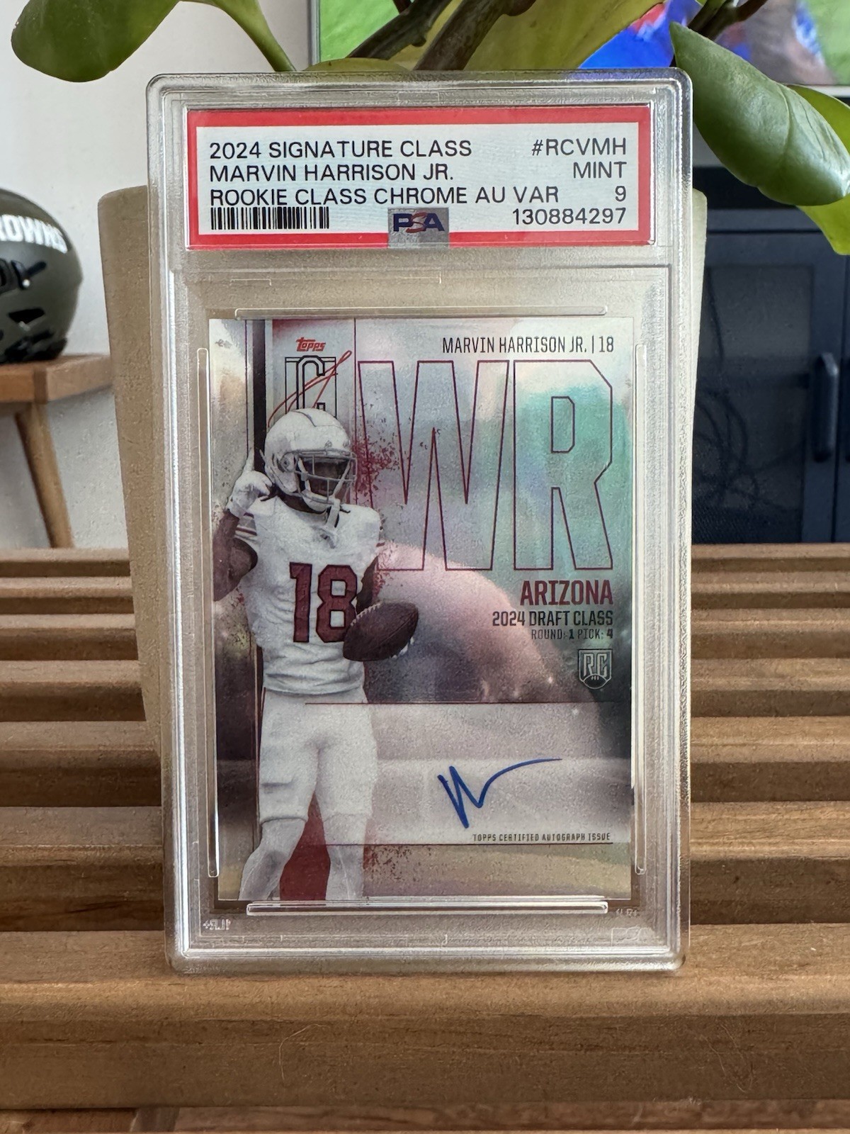 2024 Topps Signature Class - Rookie Chrome Autographs Marvin Harrison Jr PSA 9