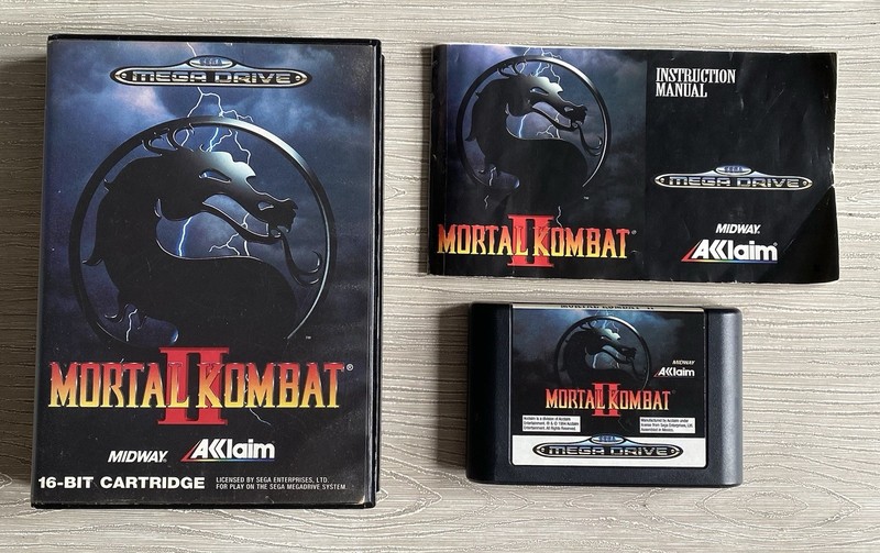 Mortal Kombat 2 Sega Mega Drive Game - See description