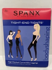 Spanx Tight End Bodyshaping High-Waisted Convertible Leggings Size A Brown NIB