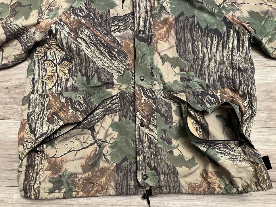 Vintage 10x Gore-Tex RealTree Camo 2XLT Jacket & XLT Pants Rain Suit Hunting - Image 2 of 4