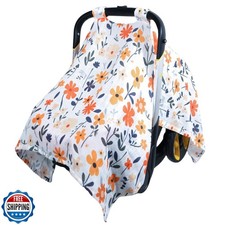 80S Muslin Car Seat Cover for Babies - Soft and Breathable Infant Carrier Can
