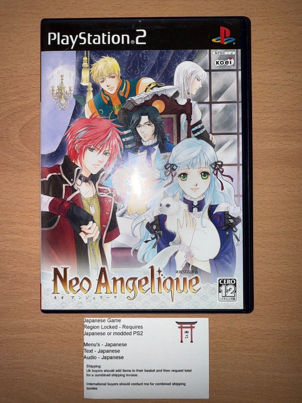 Neo Angelique - Japanese NTSC-J PS2 Playstation 2