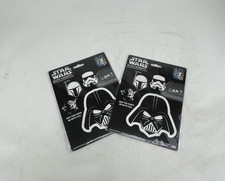 Licensed Star Wars Family Sticker Auto Home Office Luggage 2pk 4 stickers/Pak