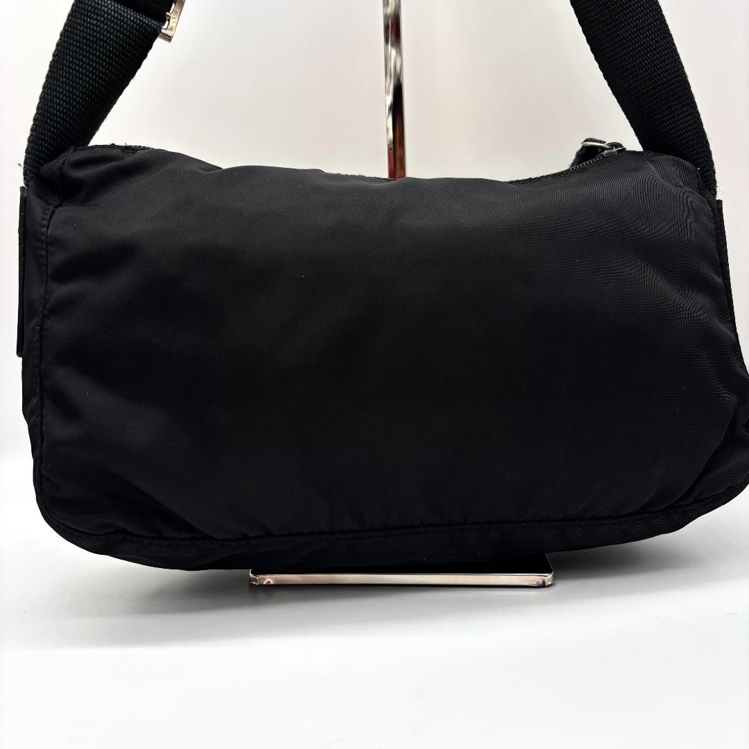 Excellent Condition PRADA Camera Bag Shoulder Bag Triangle Logo Tessuto Nylon Bl thumbnail 3