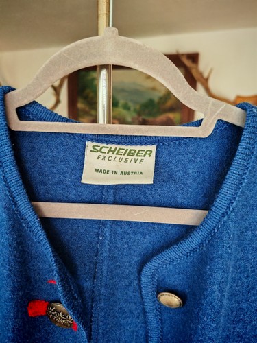 Damen Walkjacke 42 Geiger Exclusive Austria Schurwolle Trachtenjacke - Bild 4 von 11