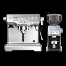 Sage the Dual Boiler Espresso Machine & Smart Grinder Pro Dynamic Duo