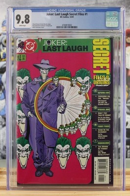 Joker: Last Laugh Secret Files #1 ~ 12/2001 ~ CGC Grade 9.8, White Pages ~