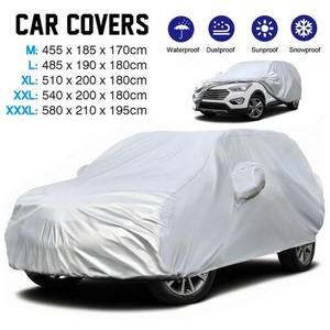 Full SUV Car Cover Outdoor Snow Dust Resistant UV Sun Protection M L XL XXL XXXL