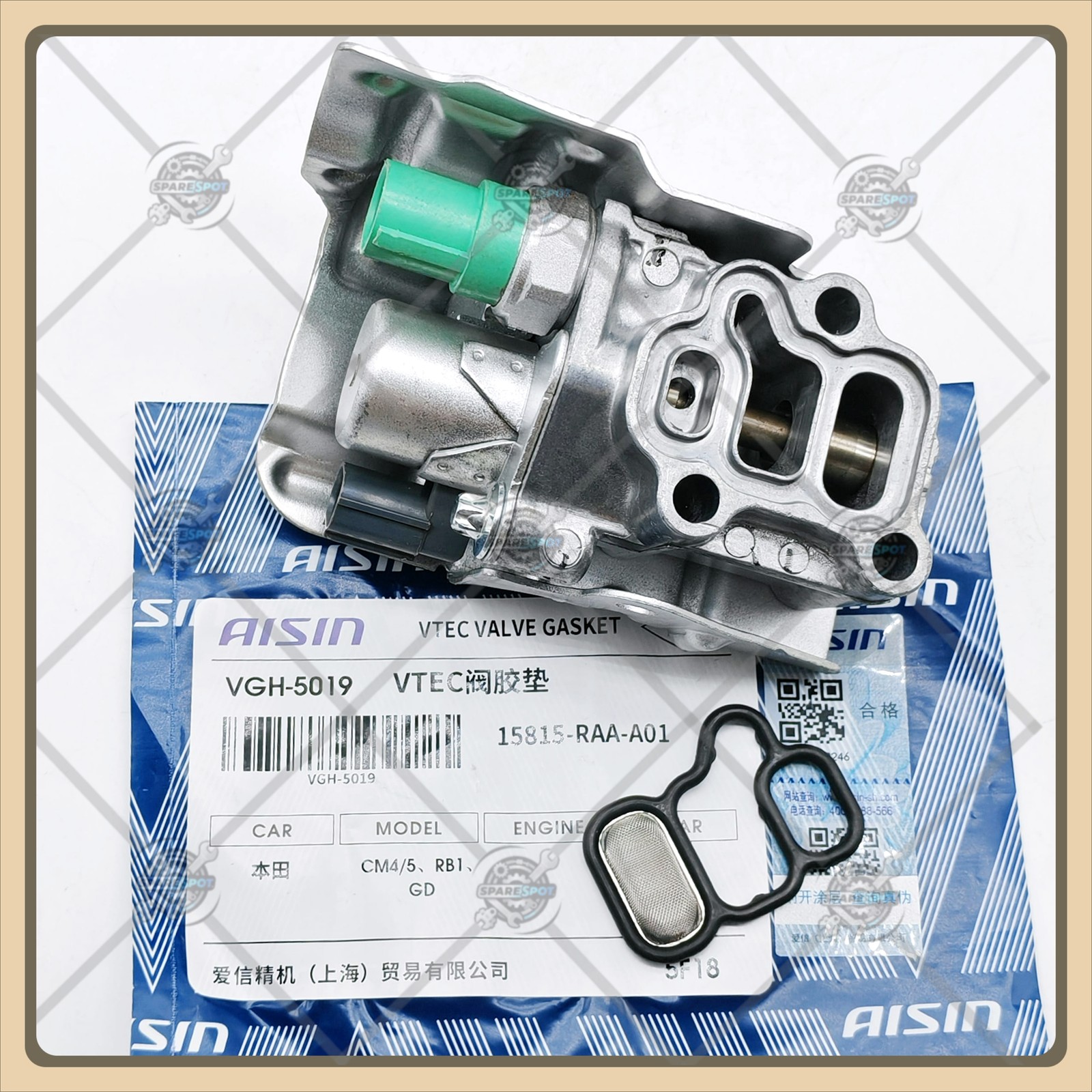 IEM VTEC SOLENOID SPOOL VALVE W/GASKET 15810-RAA-A03 For HONDA ACURA