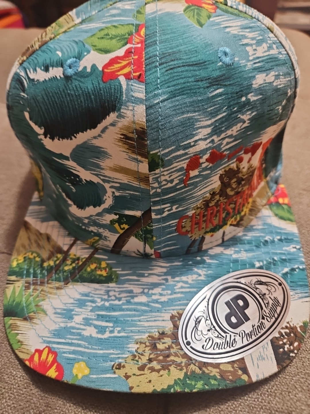 Double Portion Supply Embroidered Adjustable Snap… - image 4