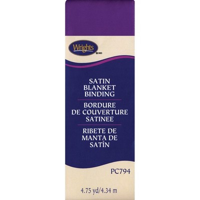 Wrights Single Fold Satin Decke Bindung 2''X4,75yd-lila - 117-794-064