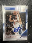 Jalen Brunson Auto Autograph Basketball Card New York Knicks