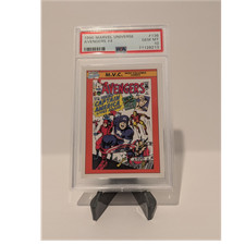 1990 Marvel Universe Avengers #4 PSA 10 Graded Card Impel Marvel Base Set