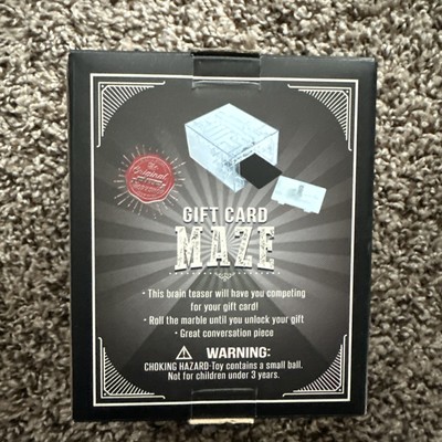 NEW Gift Card Maze Holder Puzzle Brain Teaser Graduation Present Original Fun