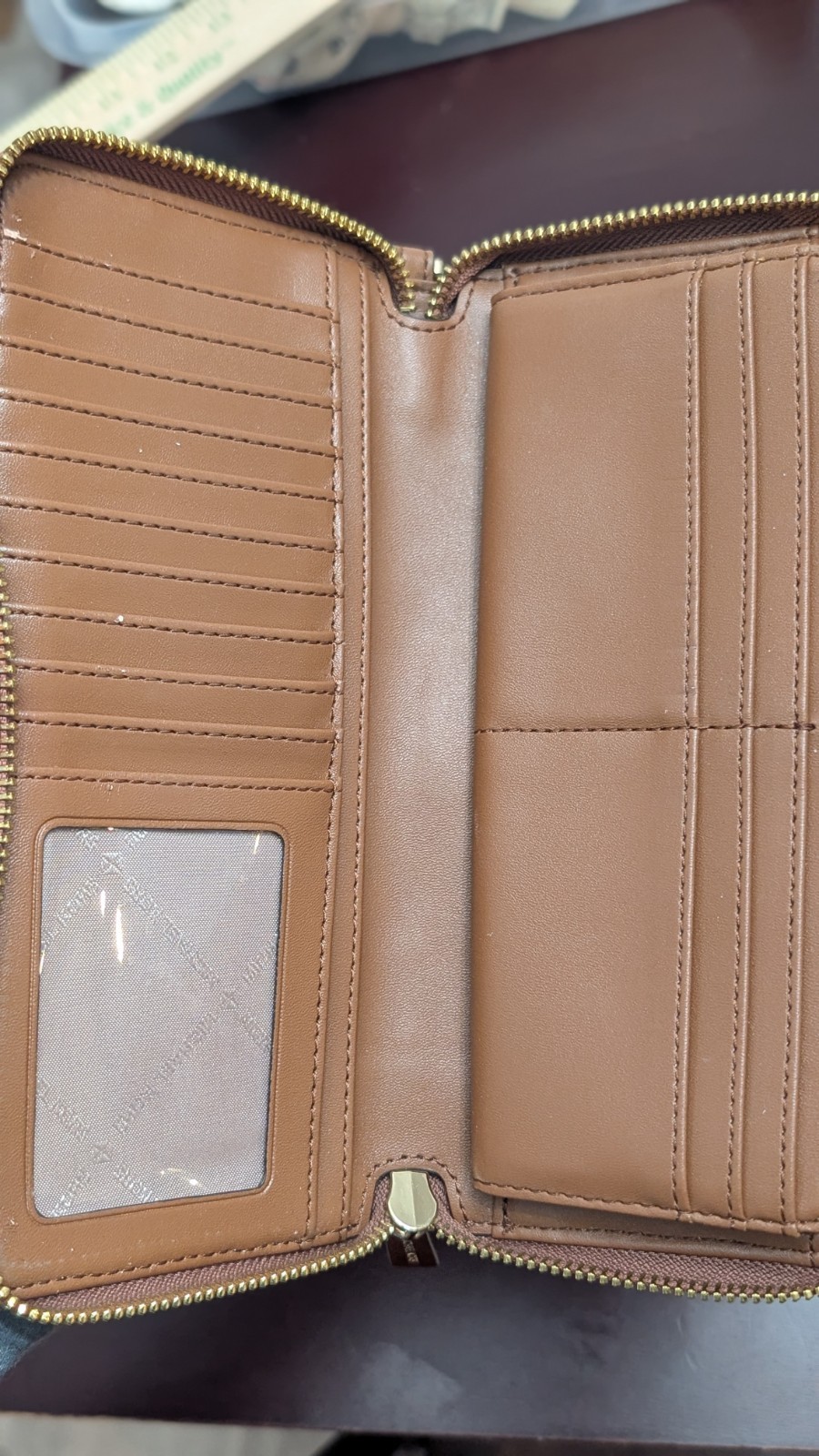 Michael Kors Jet Set Travel Large Continental Wallet Navy Indigo image 6