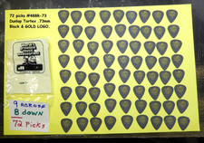 Dunlop Tortex Guitar Picks .73 Black 72-pack