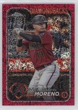 2024 Topps Chrome Magenta Speckle Refractor /350 Gabriel Moreno #21 12hl