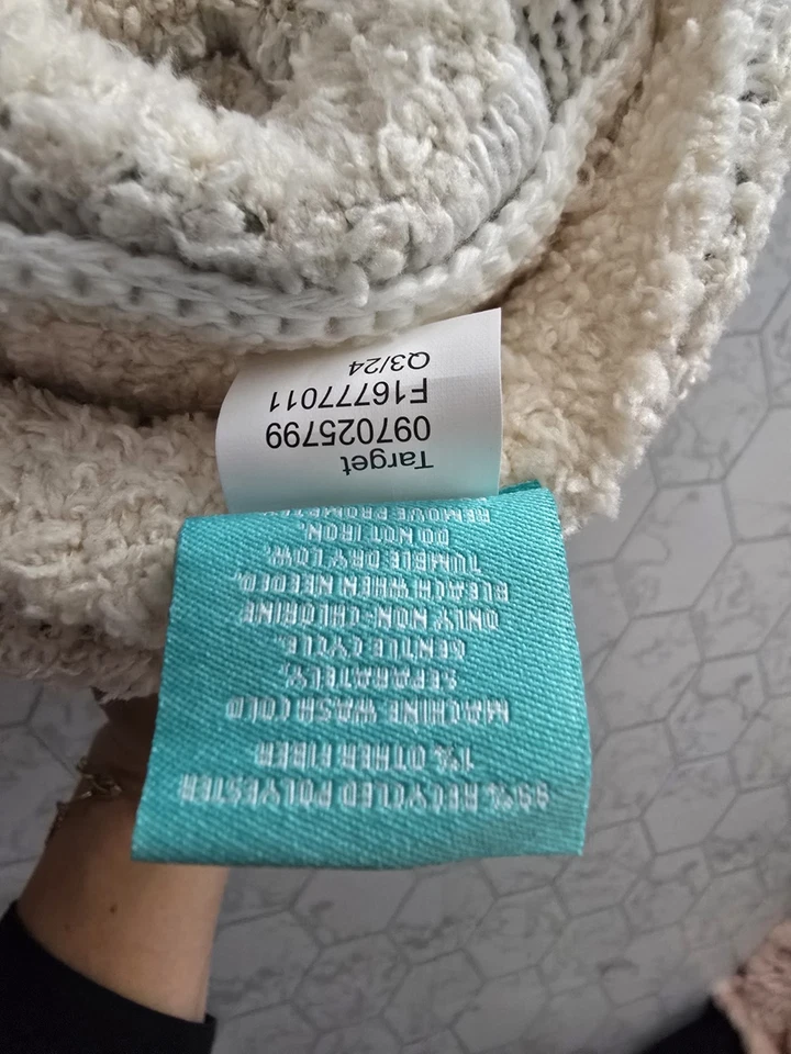 Manta de punto a rayas para niños de 48"x58" Pillowfort, nueva Foto 4 de 4