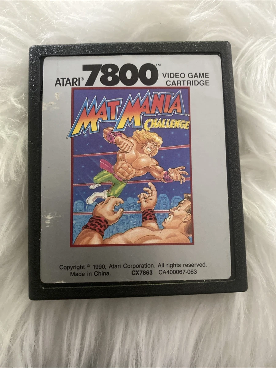 Jeu Atari 7800 – Motor Psycho – Rare – Bon état, Notice Incluse