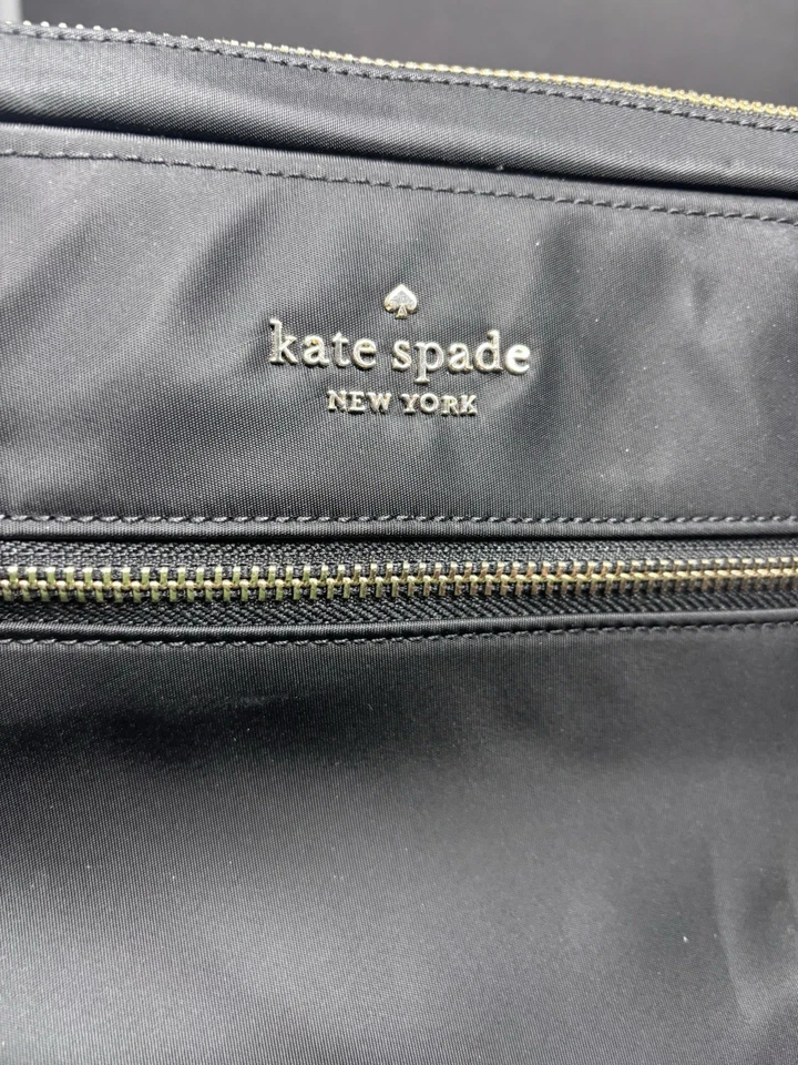 Kate Spade Bolso para Laptop Negro con Borde Dorado Mujer’s Bolso Monedero 4 Laptop SIN CORREA Foto 3 de 4