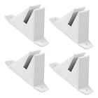 4 Pcs Fence Base Support Feet for Plastic Post Anchors Garden