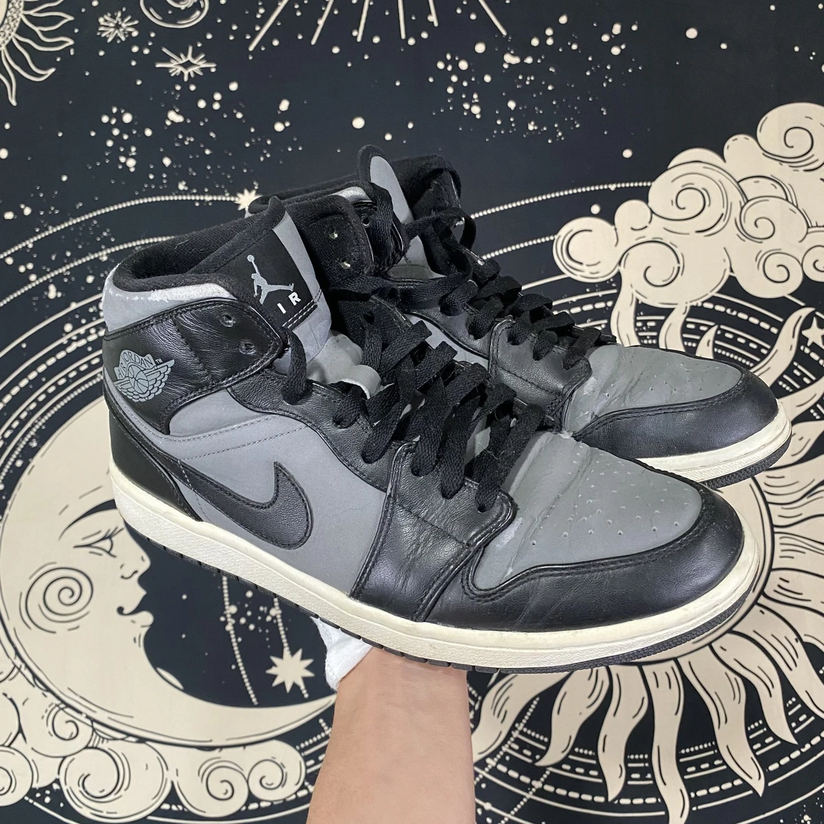 Jordan 1 Mid Cool Grey - 554724-023 for Sale | Authenticity