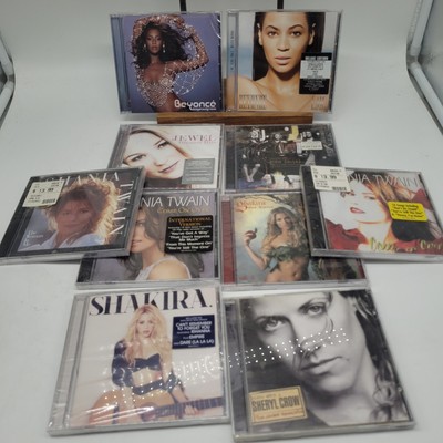 10x New Sealed Female CD Lot Beyonce Shakira Shania Twain Jewel Dixie Chicks