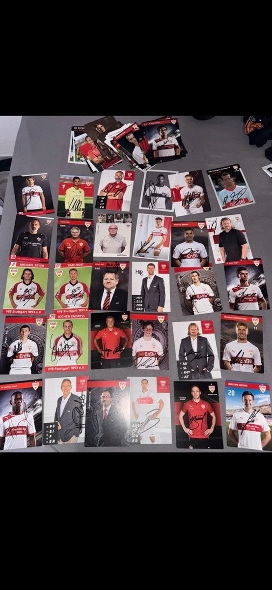 Tim Leibold Autogrammkarte VFB Stuttgart 2014-15 Original Signiert+A