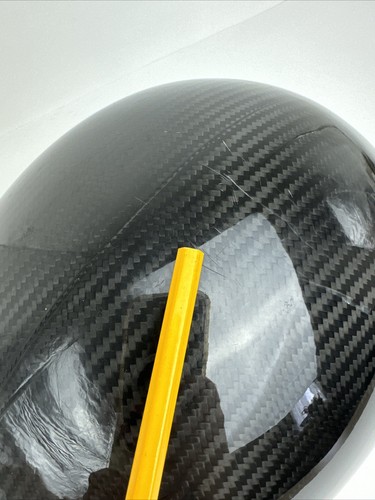NEW Half Motorcycle Helmet Carbon Fiber Size XL Black DOT Approves - Bild 13 von 13