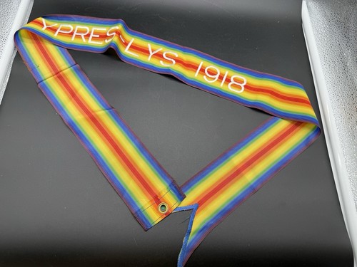 US Army Streamer YPRES-LYS 1918 World War I WWI Battle Campaign