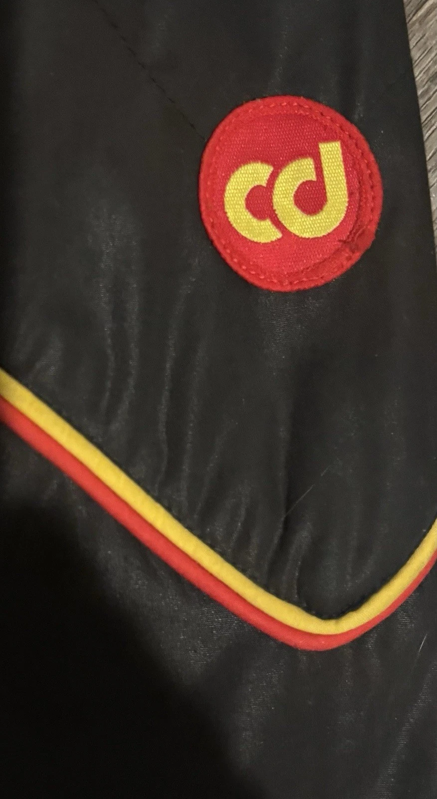 Corvette Design Men’s Black Bomber Jacket Full Zip Embroidered Logo Pockets L - product detail image 5