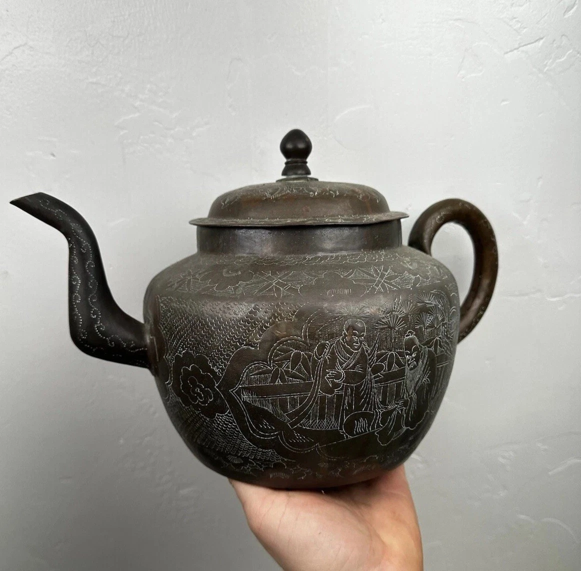 中国风青铜壶| eBay